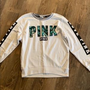 PINK crew neck sweatshirt